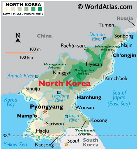 World Map N Korea
