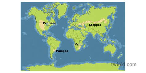 World Map Of Plains