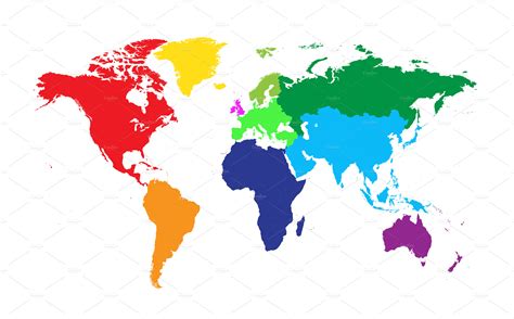 World Map With Colour