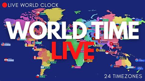 Experience the Soul-Stirring Moments with our Real-Time World Clock Showing Seconds