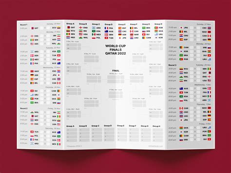 World Cup Printable Schedule Cst