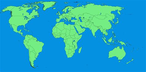 Printable Blank World Map Coloring Page Coloring Home