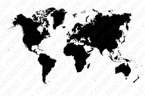 Download World Map Cameo