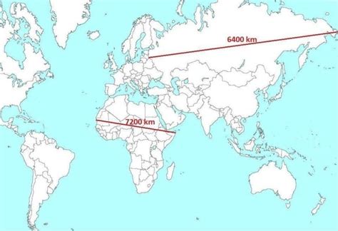 World Map Distance Between Two Points