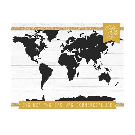 Download World Map Files for Cricut