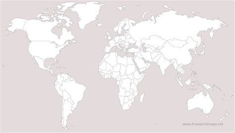 7 Best Images of World Map Printable A4 Size World Map Printable