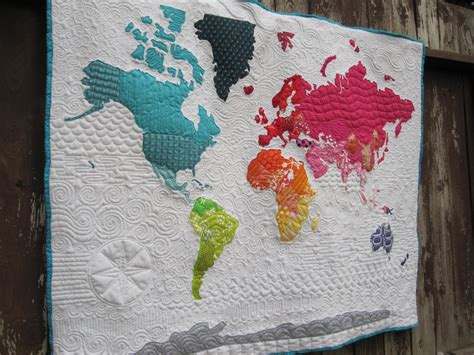 World Map Quilt Pattern