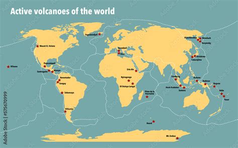 Earth's Major Volcanoes National Geographic Society