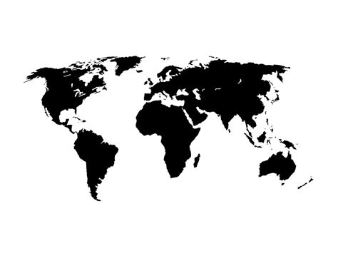 Download World Map Silhouette