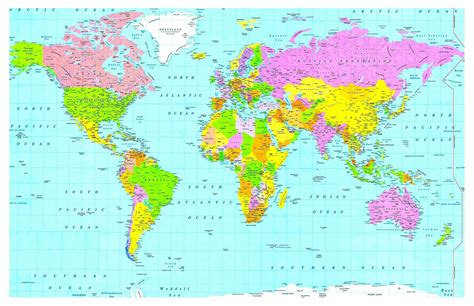 Blank World Maps For Kids