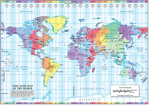 Printable World Map With Time Zones Printable Word Searches