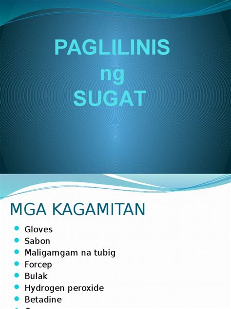 Wounds In Tagalog