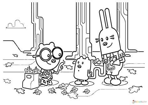 Wow Wow Wubbzy Coloring Pages