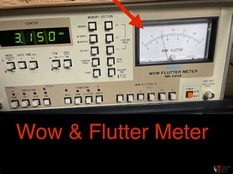 Wow and Flutter Meters