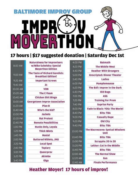 Wpb Improv Calendar