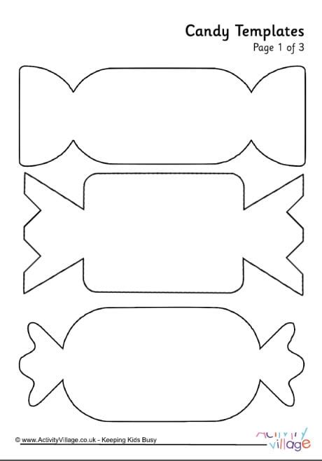 Wrap Candy Templates