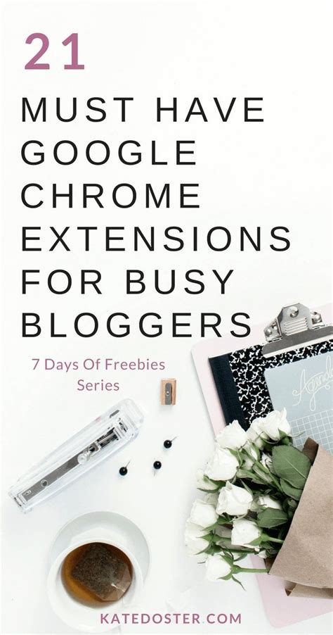 Wrapping Up For Chrome Extensions For Bloggers