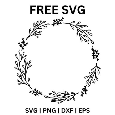 Discover the Magic of Festive Decor with Our Stunning Wreath SVGs - Get Them for Free!