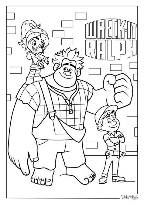Wreck It Ralph Color Page