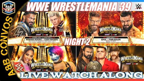 WrestleMania 39 live stream