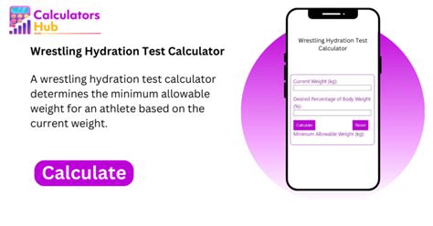Calculate Optimal Hydration Levels for Wrestling with our Wrestling Hydration Test Calculator