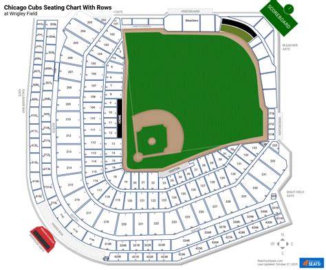 Wrigley Field Chicago Seating Chart
