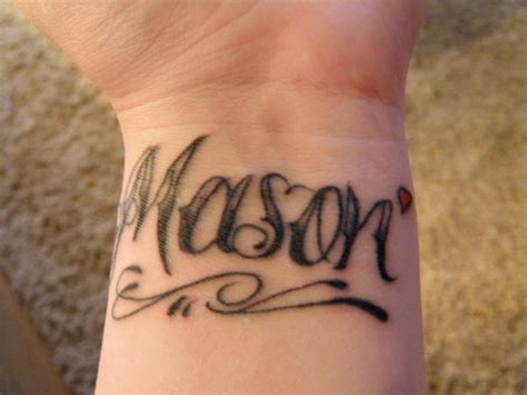 Pin by Crystal Brindle on Tattoo Name tattoos on wrist