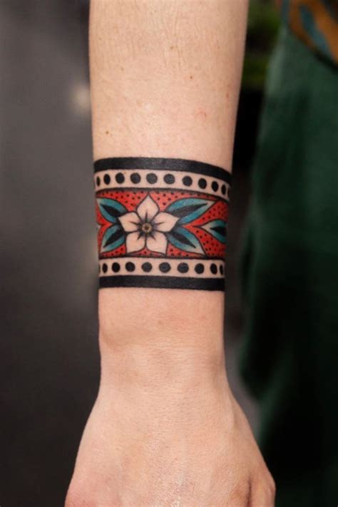 Wrist Cuff Tattoo