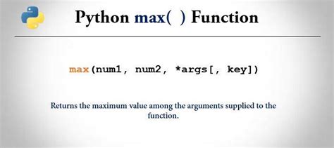 Unleash the Power of Python with Max Function: A Comprehensive Guide to Defining Maximum Value in Programming