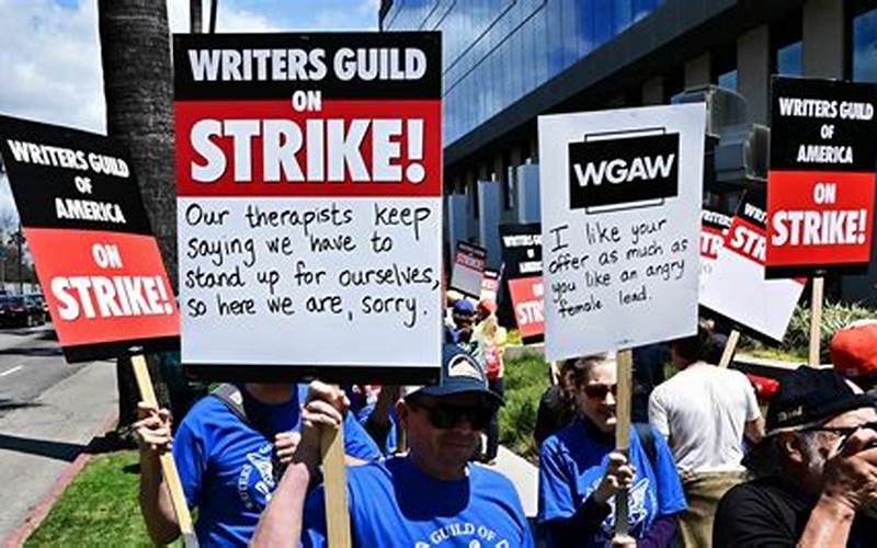 Writers Strike Sign