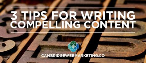Writing Compelling Content