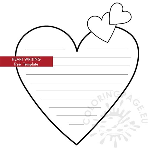 Writing From The Heart Template
