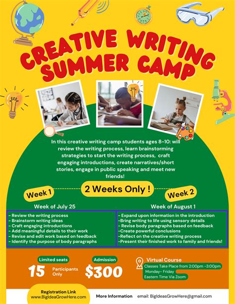 Writing Summer Camp Ottawa