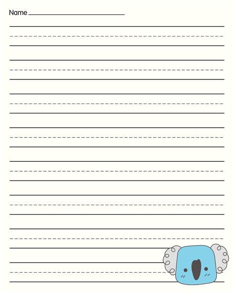 Writing Template Printable