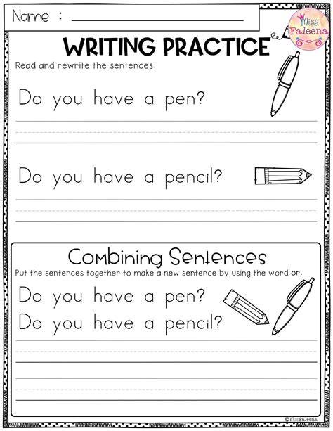 Writing Worksheets 3Rd Grade