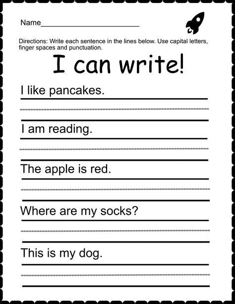 Writing Worksheets For 3Rd Graders - Great Research