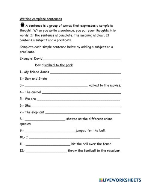 Writing Worksheets For 5Th Graders