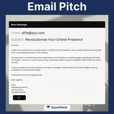 Writing a Winning Pitch Email