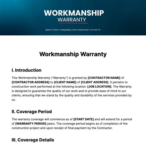 Written Warranties