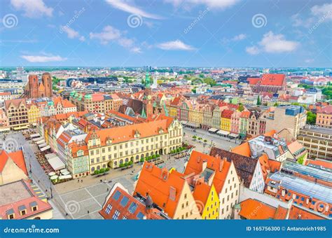 Wroclaw Old Town view