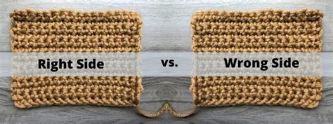 Wrong Side In Crochet