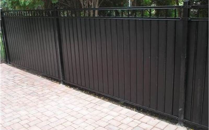 Wrought Iron Fence Privacy Slats: Advantages And Disadvantages