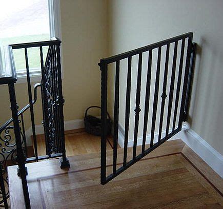 Wrought Iron Stair Railing Baby Gate: The Perfect Solution For Child Safety