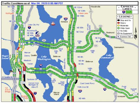 27 Wsdot Traffic Seattle Map