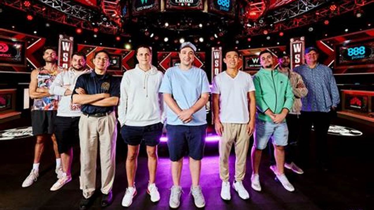 Wsop 2024 Main Event Final Table