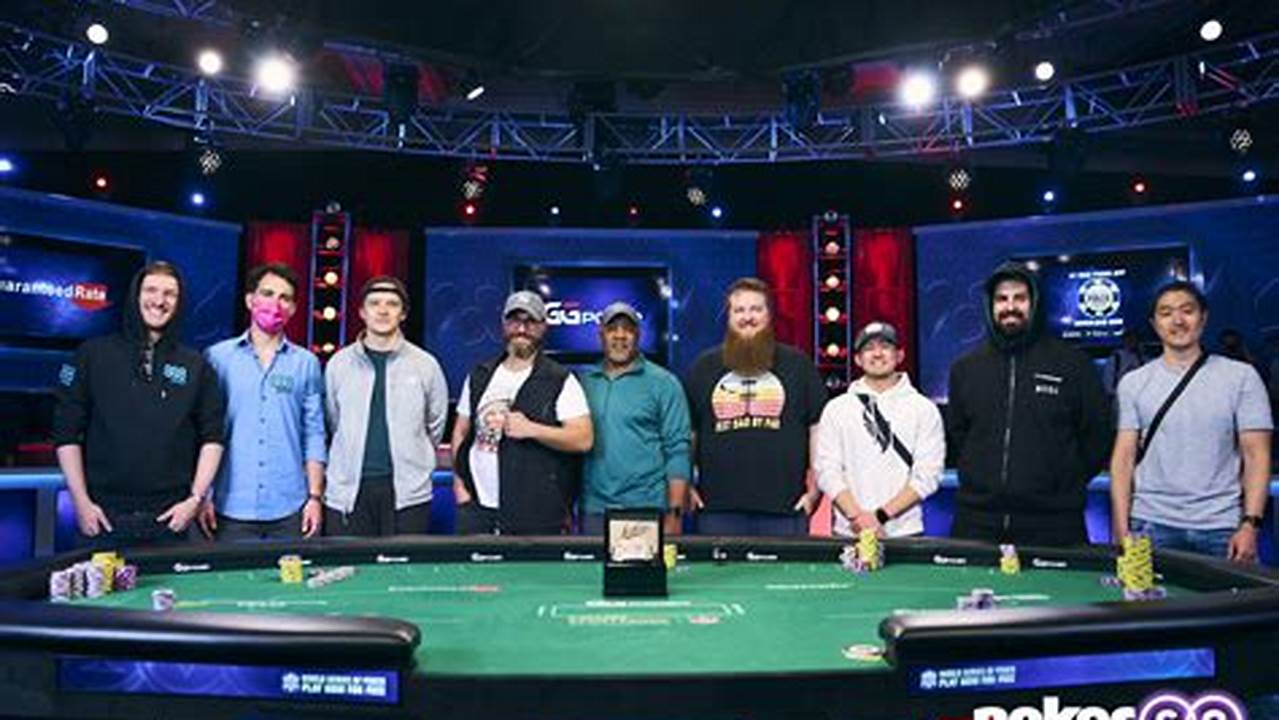 Wsop Main Event Final Table 2025