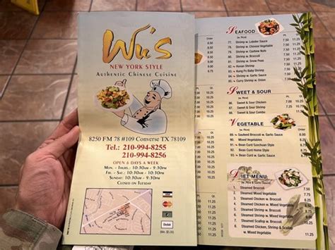 Indulge in Culinary Creativity at Wu's Kitchen: Experience the Inspired Converse Menu