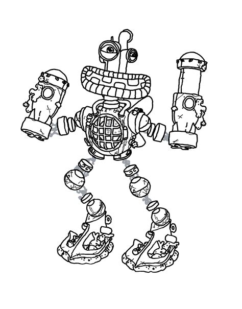 Wubbox Coloring Pages