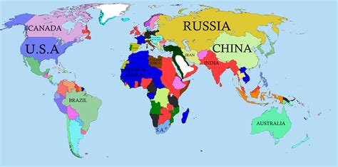 Ww1 Map Of World