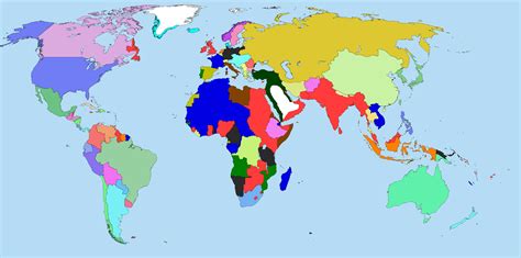 Ww1 Map Of World